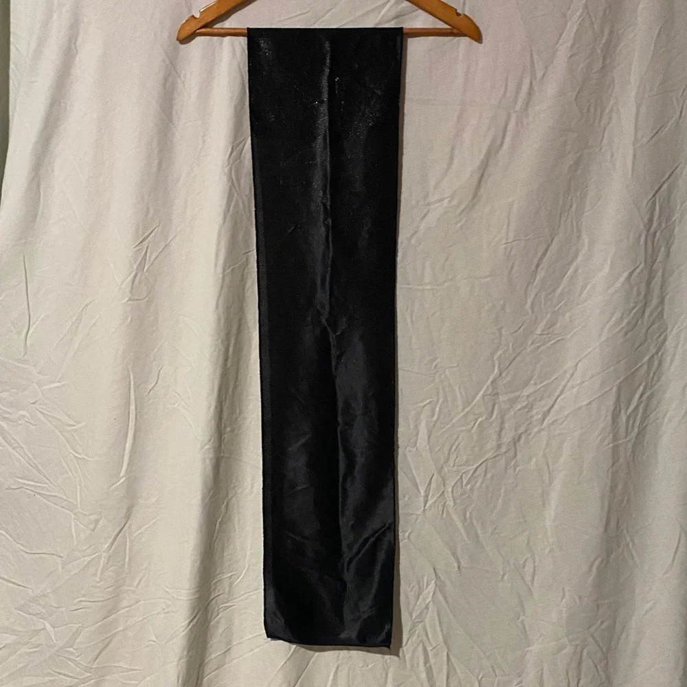 Metallic Gold & Black Evening Scarf